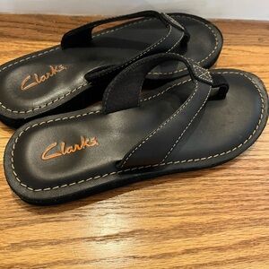 Clarks Black Sandals